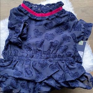 Girls nightfall blue dress